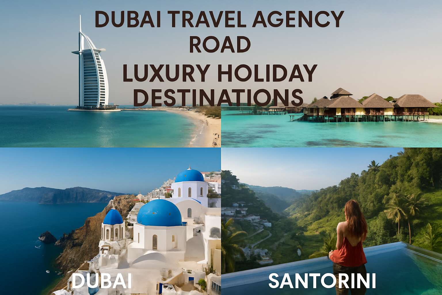 Luxury holiday destinations arranged by Dubai Travel Agency Road